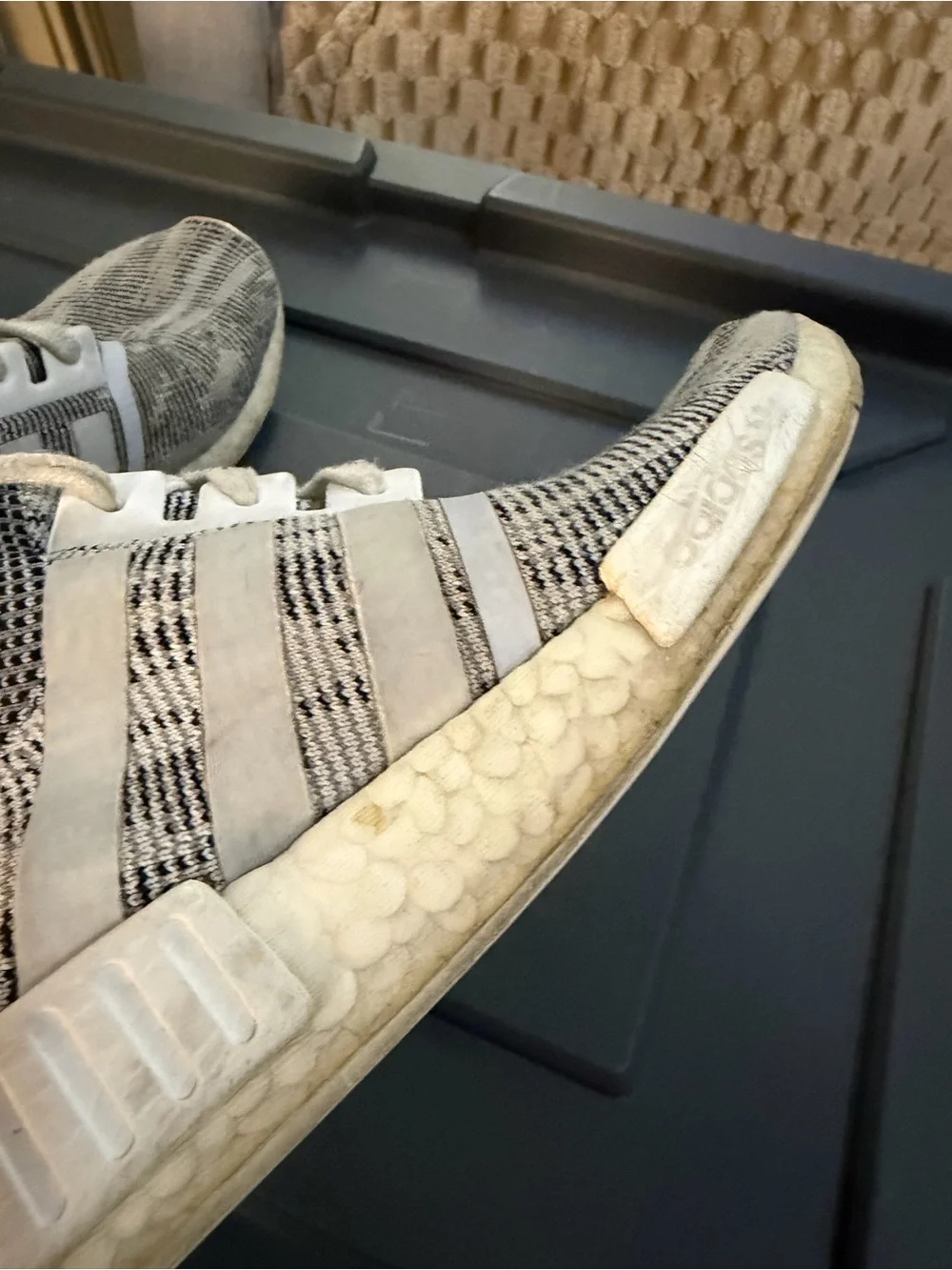 Adidas NMD_R1 Primeknit (Oreo / Glitch Camo) BY1911 Men’s Size 10.5 (2017)